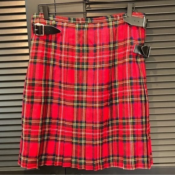 James Pringle Weavers of Inverness, Clueless, Wool Plaid Skirt, Scotland, Size34 - Picture 2 of 10
